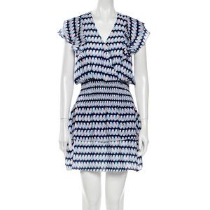 Parker Printed Mini Dress NEW with tags XS